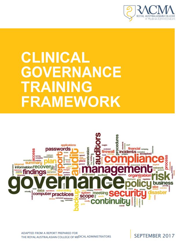 Clinical Governance Framework - RACMA | Royal Australasian College of ...